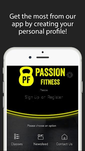 Passion Fitness Schermafbeelding 0