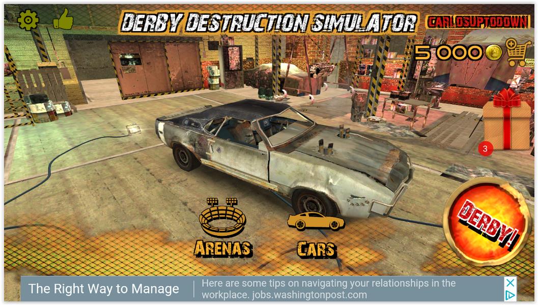 Derby Destruction Simulator 螢幕截圖 0