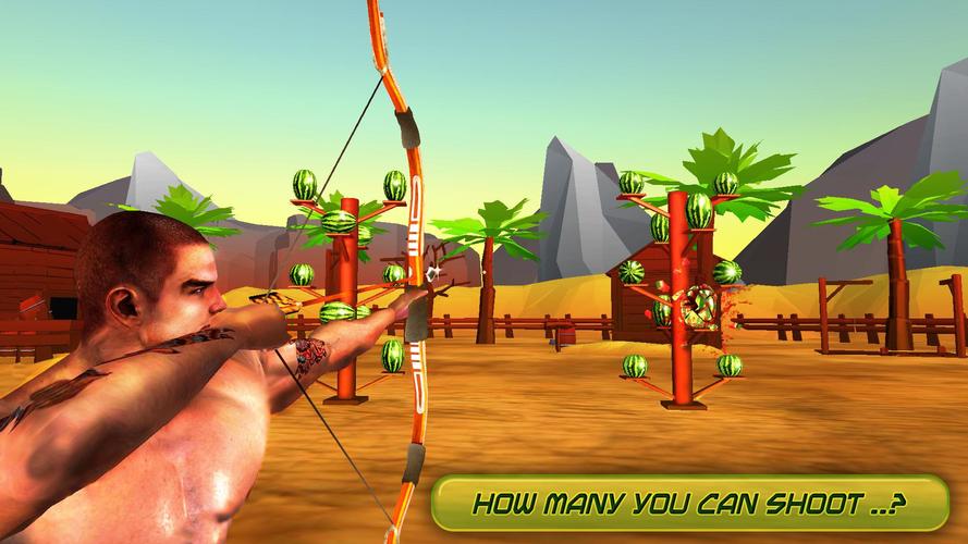 Watermelon Shooting : Archery Ekran Görüntüsü 3