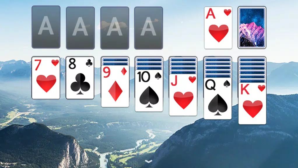 Solitaire Mountain Top Theme ภาพหน้าจอ 2