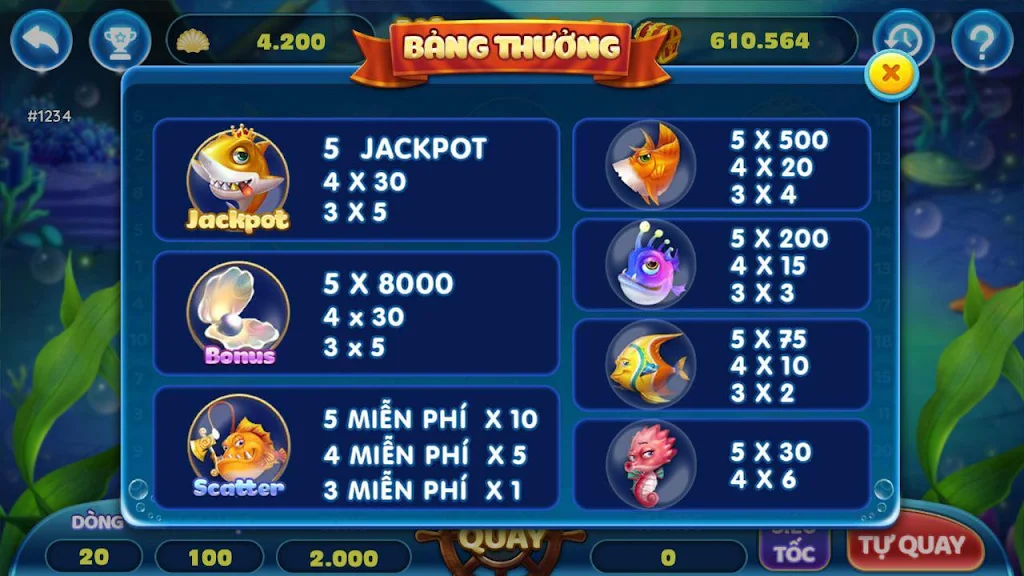 Thánh bắn cá ăn xu slots - bắn cá siêu thị 螢幕截圖 0