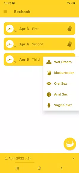 Sex Tracker 螢幕截圖 2