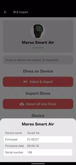 Schermata Mares App 3
