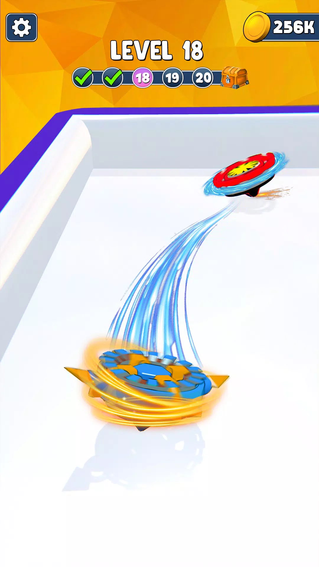 Schermata Merge & Battle Spinner Game 2