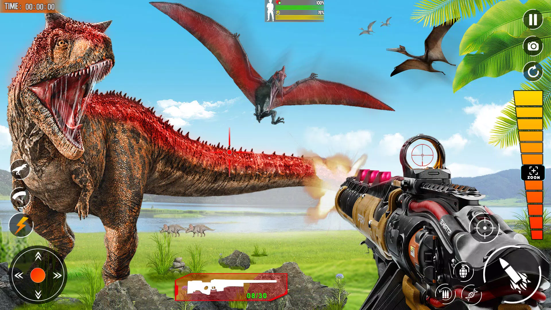 Wild Dinosaur Hunting Games 螢幕截圖 1