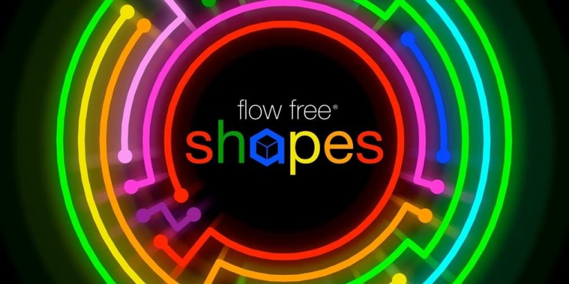 Flow Free: Shapes เป็นเกมใหม่ล่าสุดในซีรีส์ Big Duck Games\' Flow