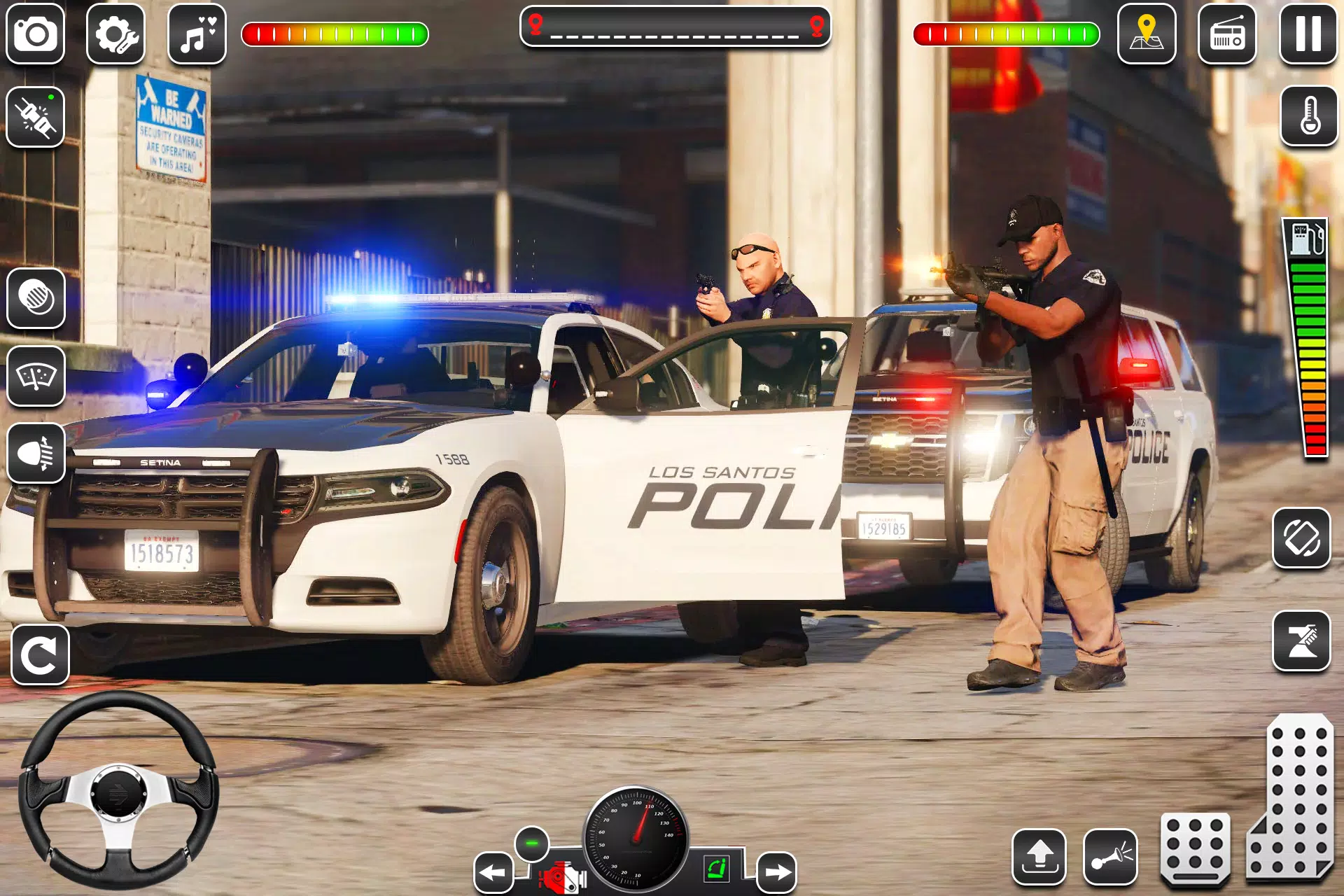 US Police Car Chase Game 3D Zrzut ekranu 2