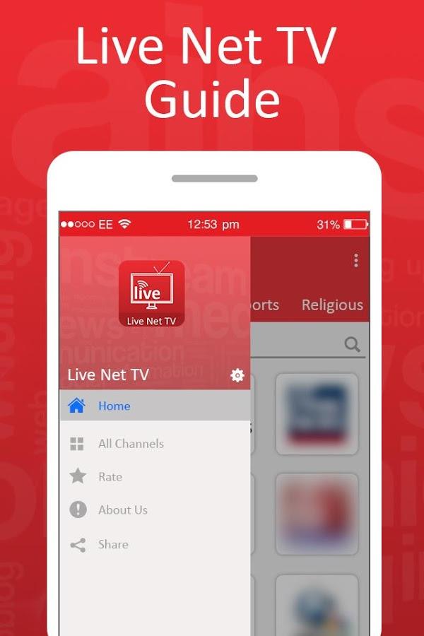 Live Net TV Streaming Guide স্ক্রিনশট 2