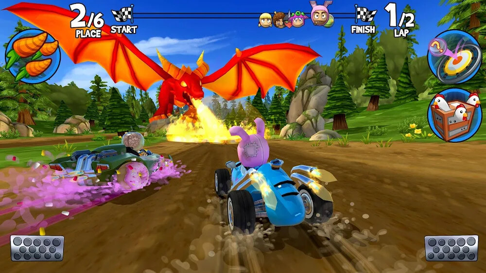 Beach Buggy Racing 2 Mod ภาพหน้าจอ 1