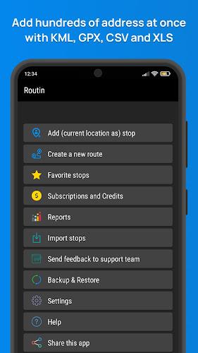 Routin Smart Route Planner Tangkapan skrin 0