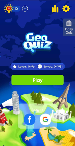 Geo Quiz: World Geography, Maps & Flags Trivia Zrzut ekranu 0