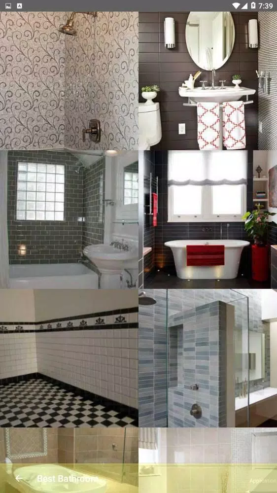 Best Bathroom Tile Designs ide Ekran Görüntüsü 2