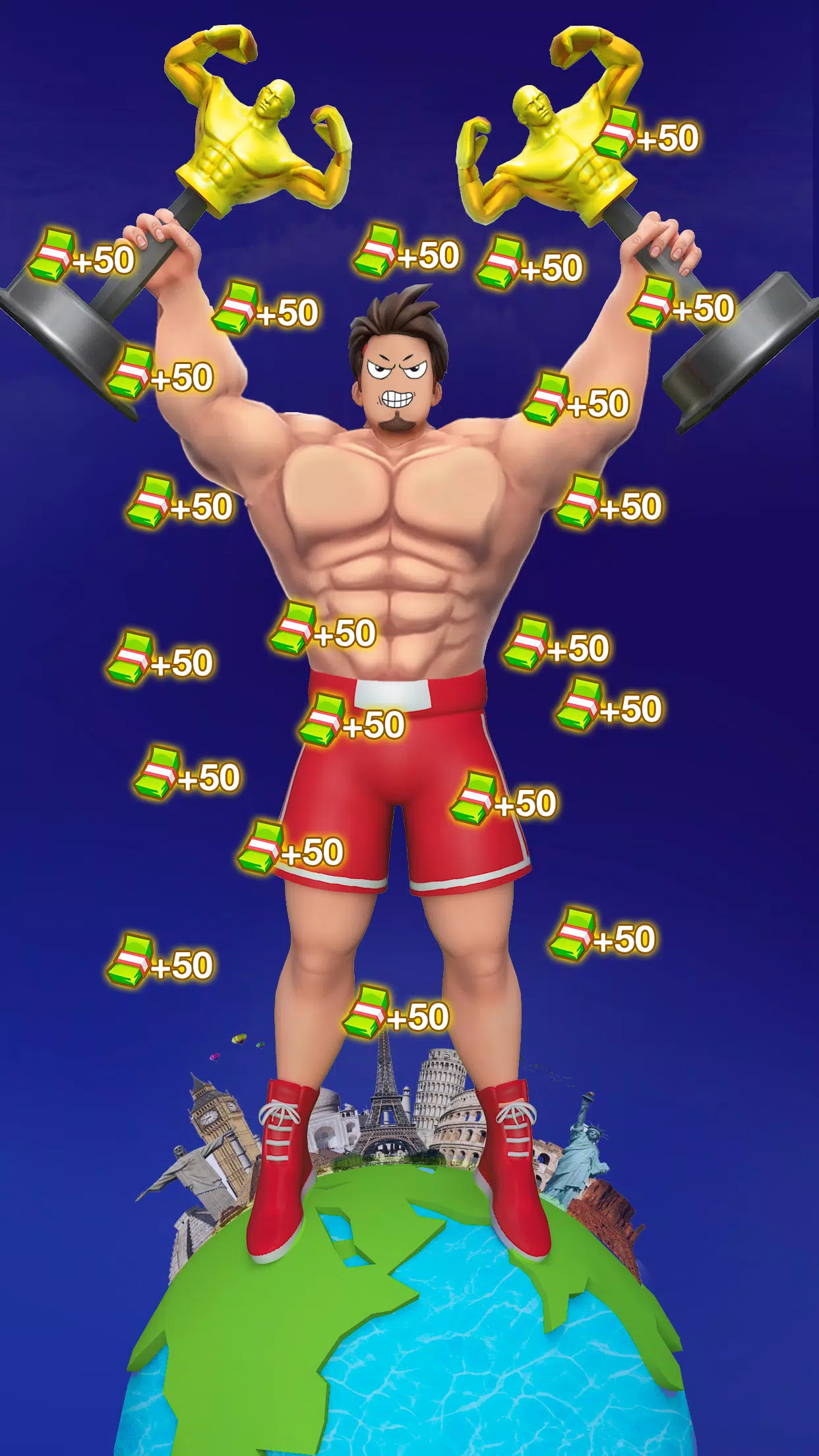 Gym Clicker Hero: Idle Muscles Zrzut ekranu 1