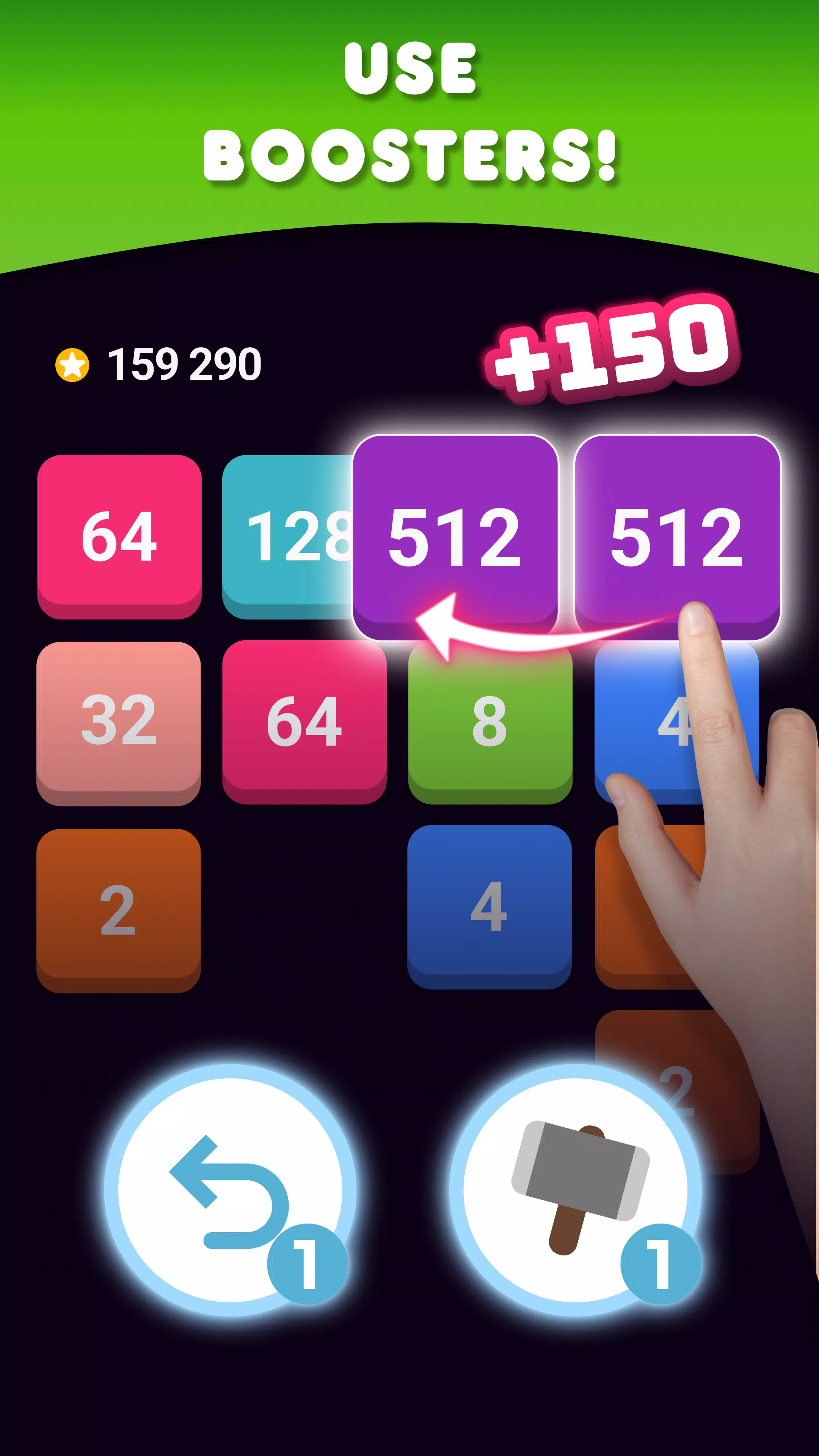 2048: Puzzle Game! Merge Block应用截图第3张