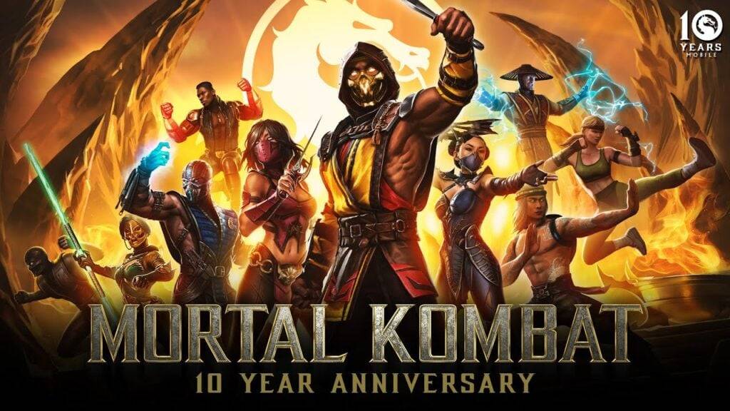 Mortal Kombat Mobile markiert 10 -jähriges Jubiläum mit neuen Diamanten, goldene Charaktere