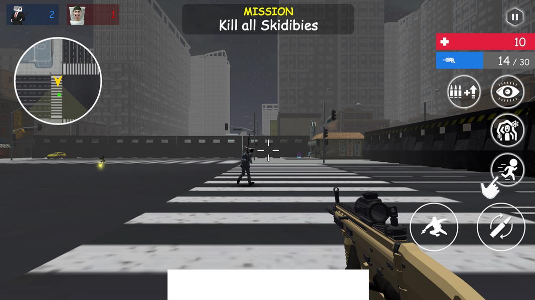 Shoot Skibd Toilet Survival.io 螢幕截圖 1