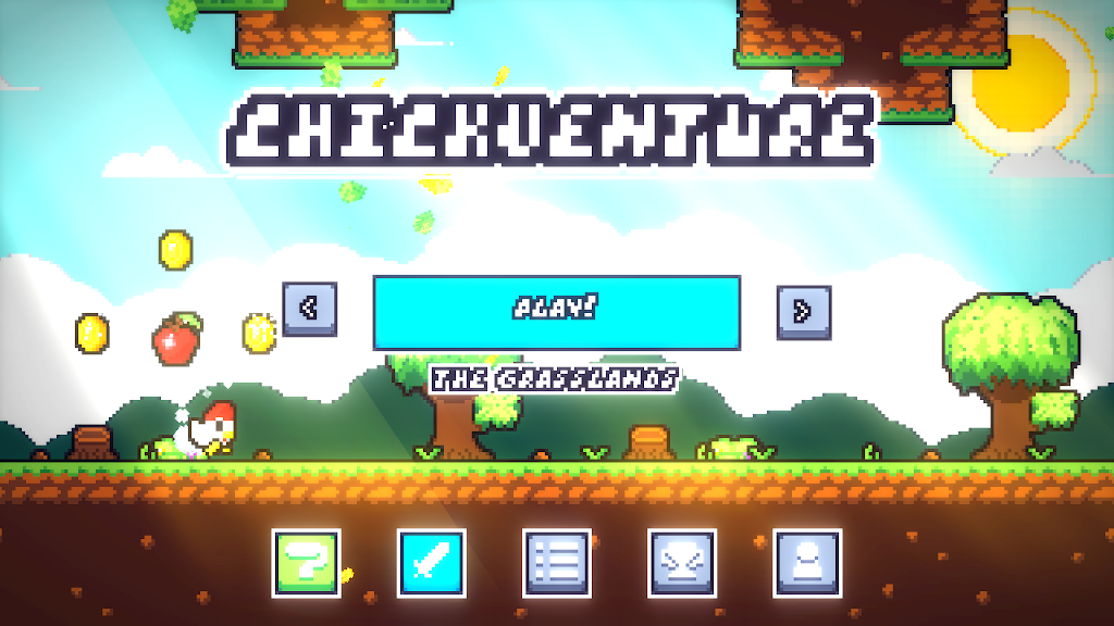 Chickventure: A Runner Game স্ক্রিনশট 0