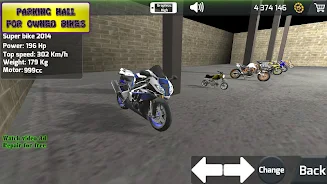 Motorbike 3D Drag Race Zrzut ekranu 0