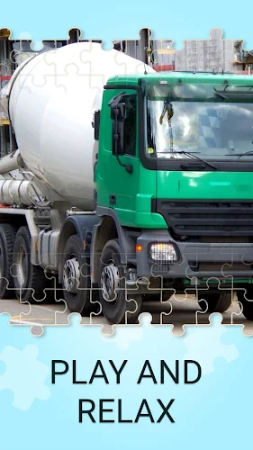 Concrete mixer truck puzzles Captura de tela 0