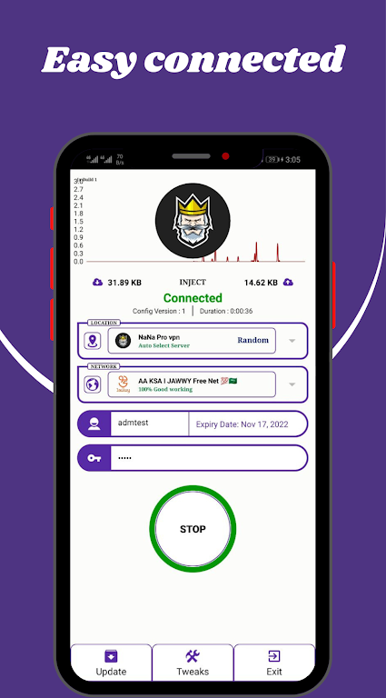 NaNa Pro vpn Screenshot 1