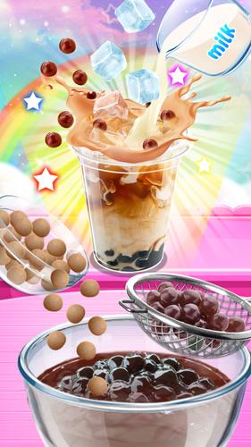 Unicorn Bubble Tea - Icy Drink 螢幕截圖 2