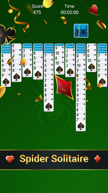 Free spider solitaire - classic solitaire 螢幕截圖 0