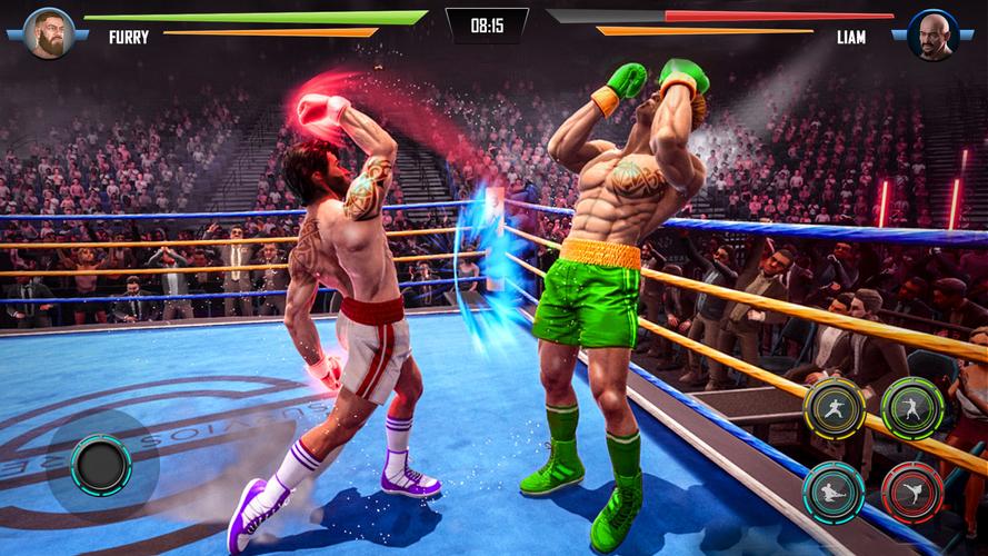 Real Kick Boxing Games 2023 螢幕截圖 0