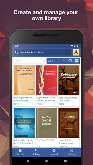 KReader kindle  read all books Capture d'écran 1