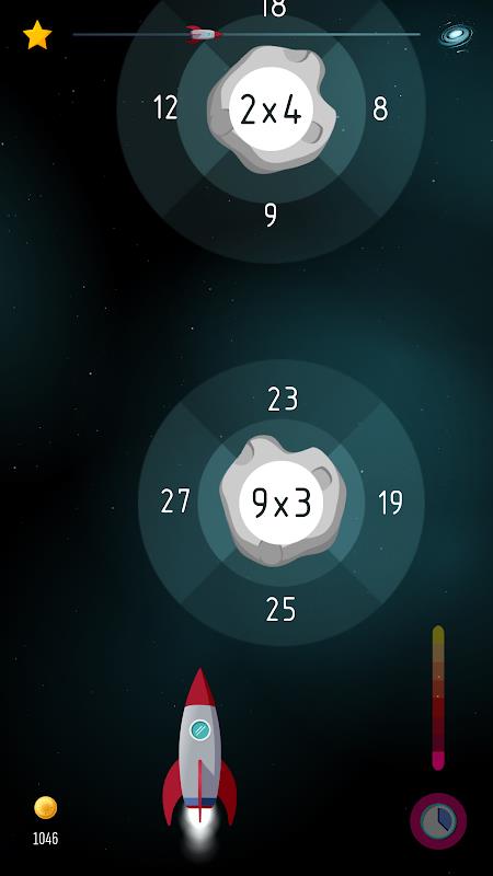 Space Math: Times Tables Games Screenshot 3