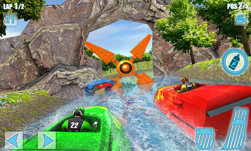 Speed Boat Crash Racing Tangkapan skrin 2