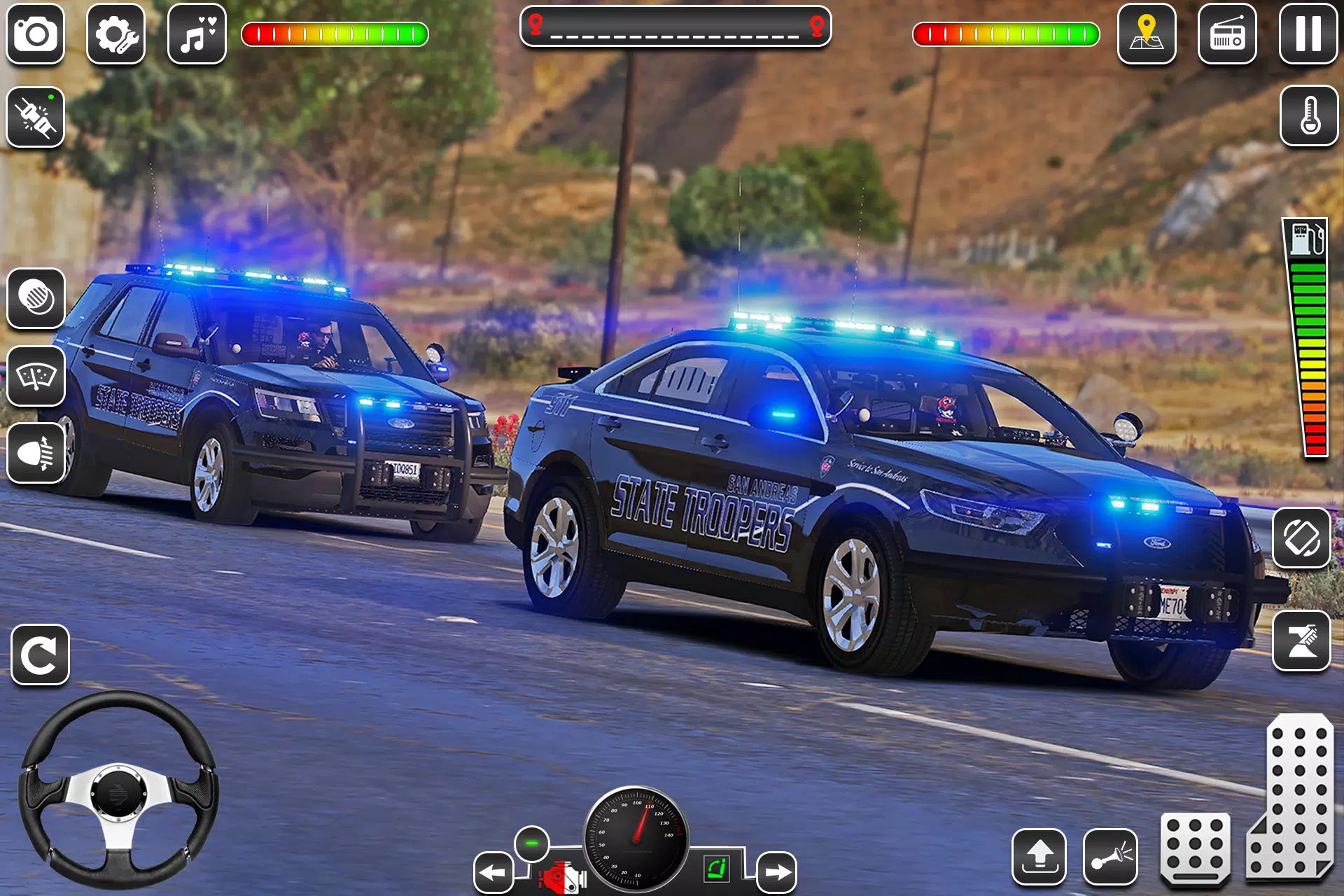 US Police Car Chase Game 3D স্ক্রিনশট 1