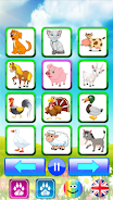 Animal sounds - Kids learn 螢幕截圖 0