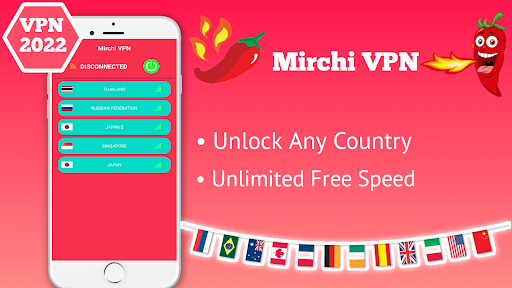 Mirchi VPN - Private & Fast স্ক্রিনশট 0