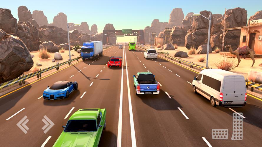 Real Highway Car Racing Games Скриншот 1
