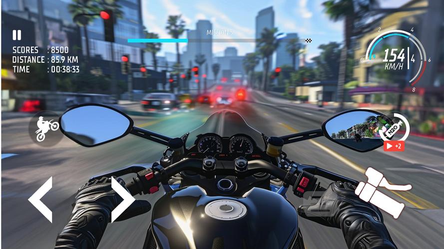 Traffic Bike: Driving City 3D 스크린샷 0