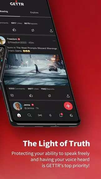 GETTR Captura de pantalla 1