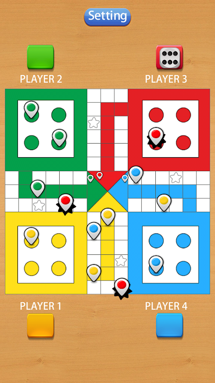 Ludo League Game:Roll the dice 螢幕截圖 1