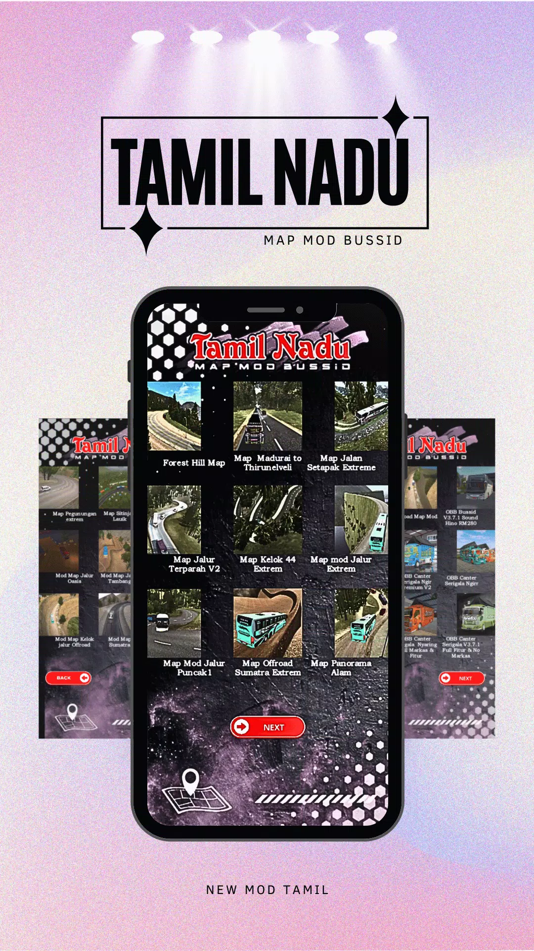 Tamil nadu map mod bussid স্ক্রিনশট 1