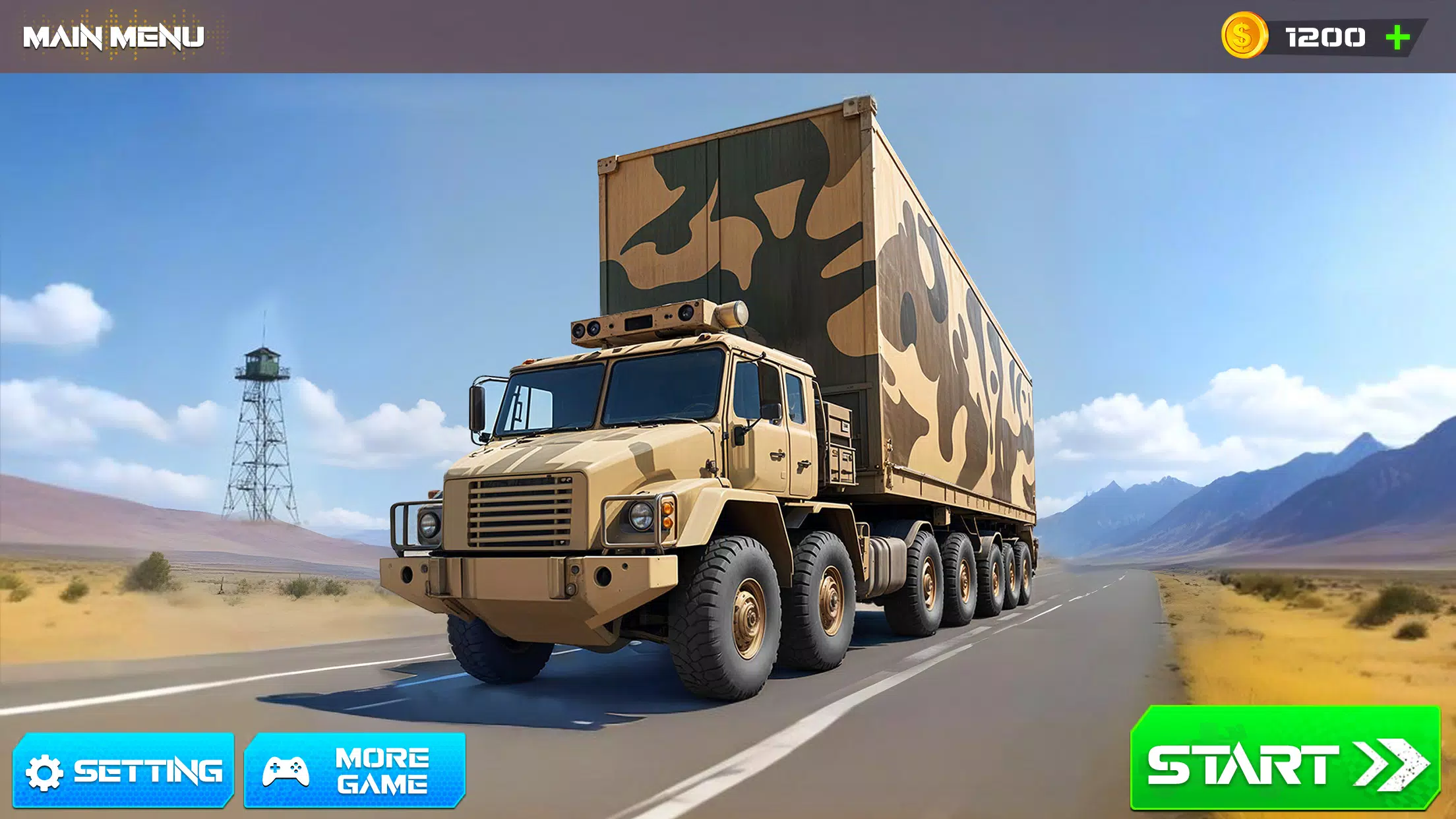 Army Cargo Truck Driving Games 螢幕截圖 0