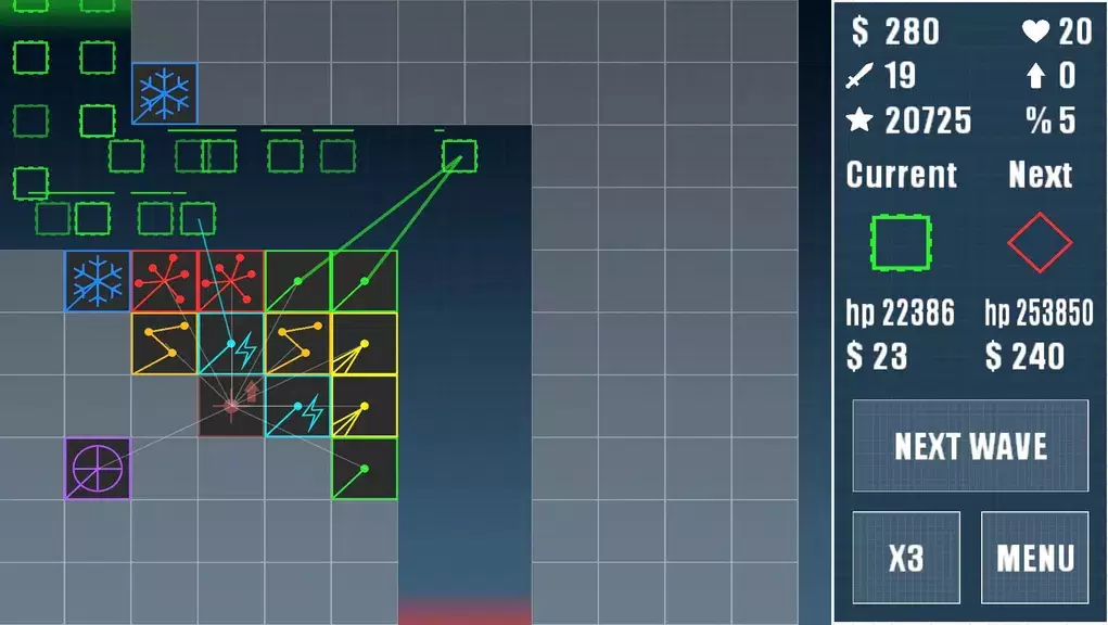 Laser Tower Defense Ekran Görüntüsü 2