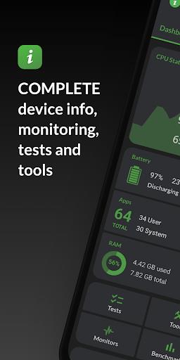 DevCheck Device & System Info Captura de pantalla 0