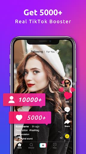 Tikboost-Get followers, likes Ảnh chụp màn hình 2