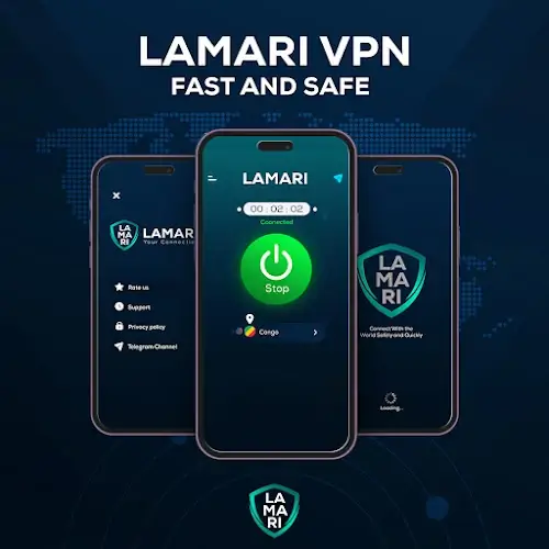 Lamari VPN - Fast & Proxy Ảnh chụp màn hình 3