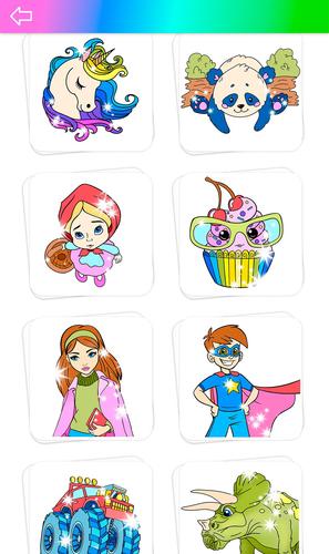 Schermata Glitter Coloring Game for Kids 2