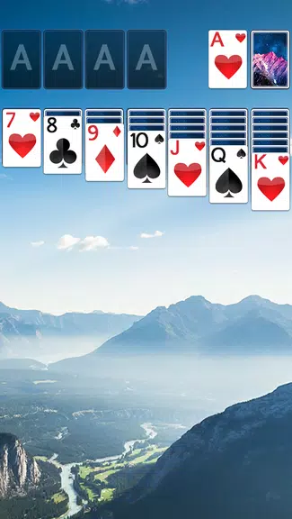 Solitaire Mountain Top Theme Tangkapan skrin 0