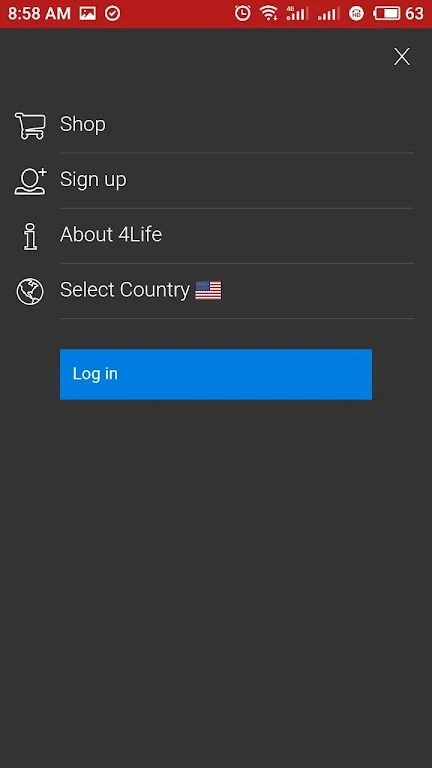 4Life Login Capture d'écran 2