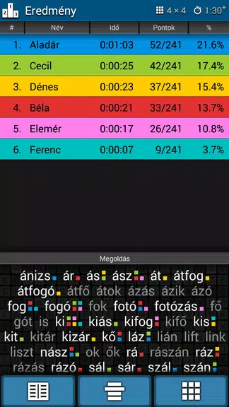 Szókereső Screenshot 3