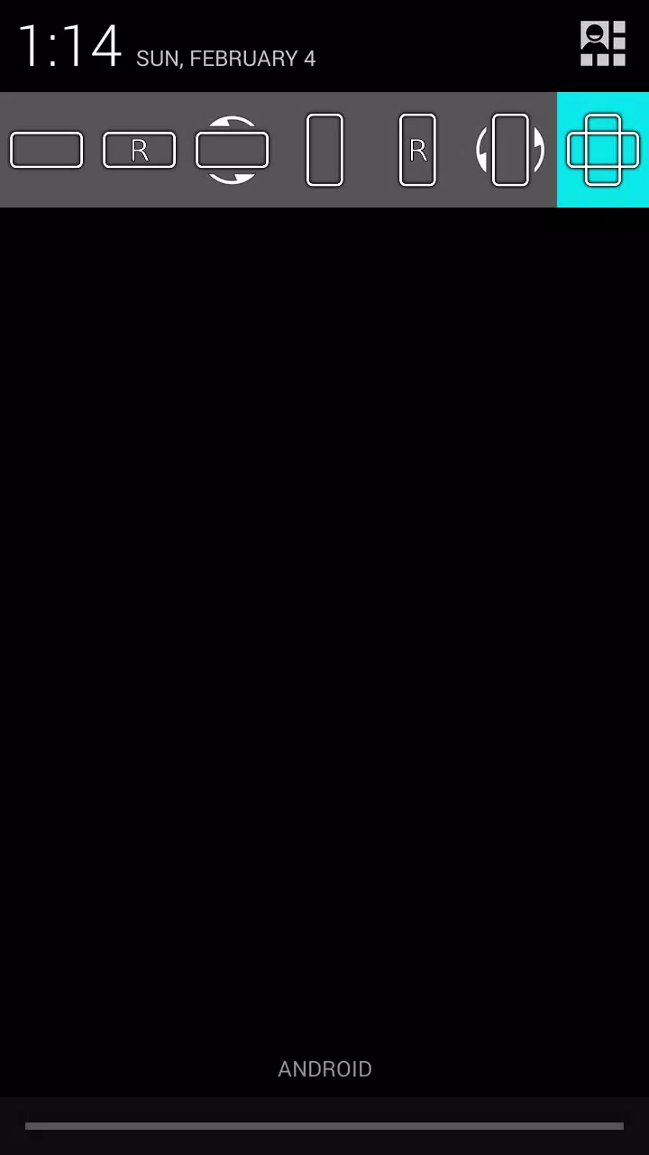 control screen rotation স্ক্রিনশট 2