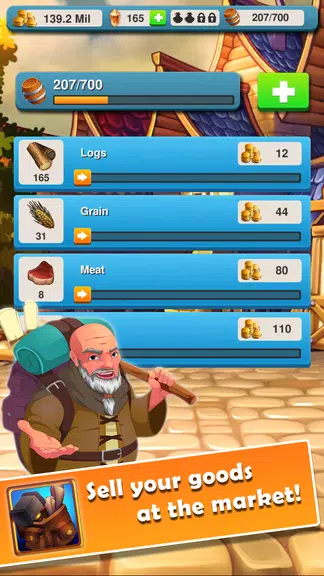 Idle Crafting Kingdom ဖန်သားပြင်ဓာတ်ပုံ 0