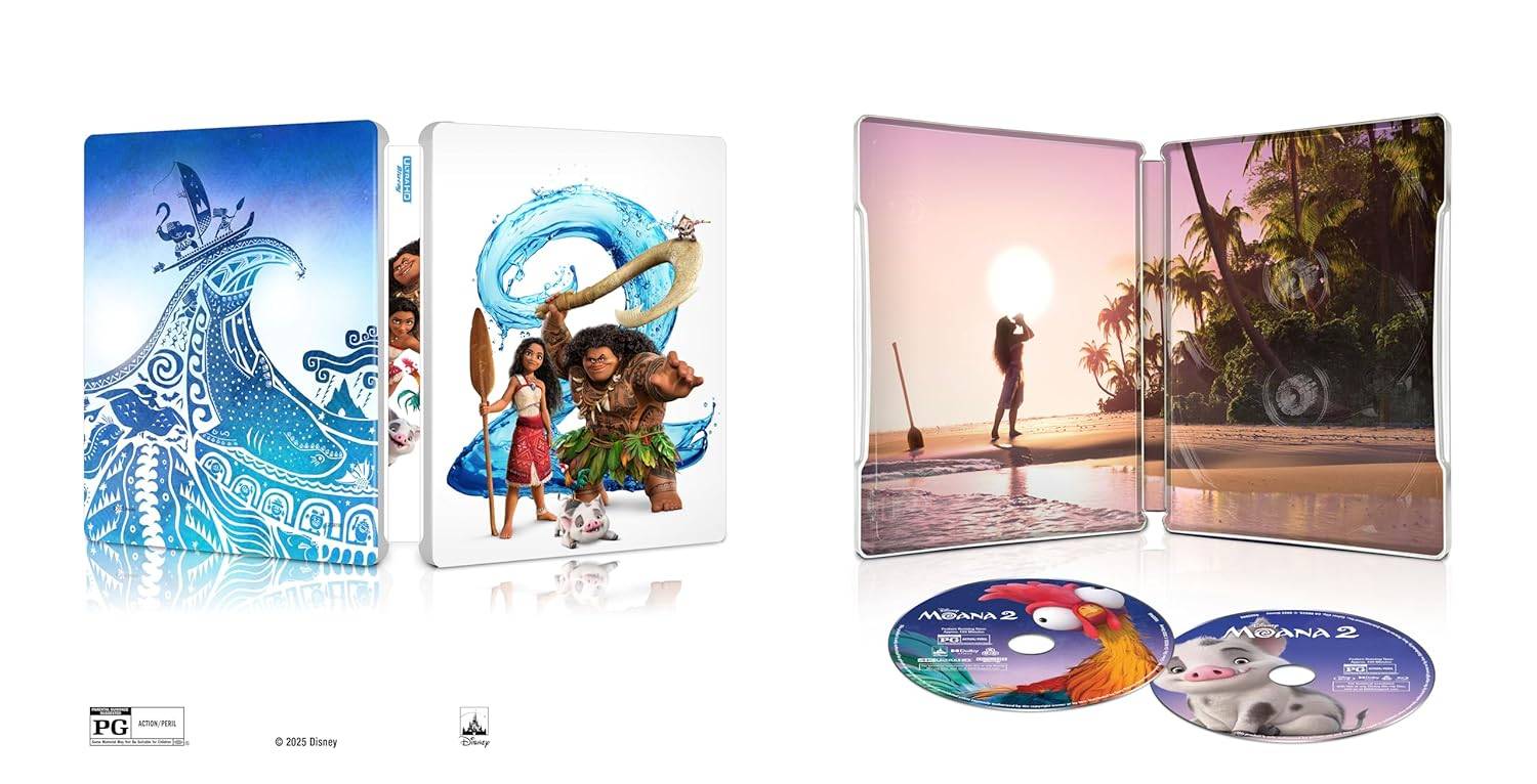 Recursos de bônus de aço 4K Moana 2 4K